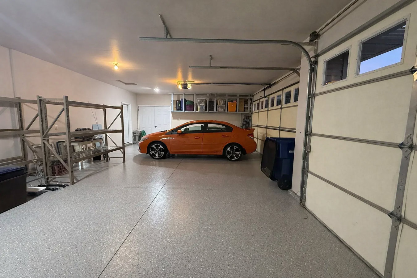 Garage floor concrete